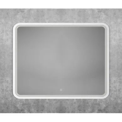 Зеркало Art&Max GenovaAM-Gen-900-800-DS-F-White 90x80 см с LED подсветкой, bianco matt 7