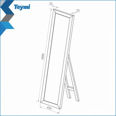 Зеркало Teymi Helmi T20244 напольное, венге, 45 см 9