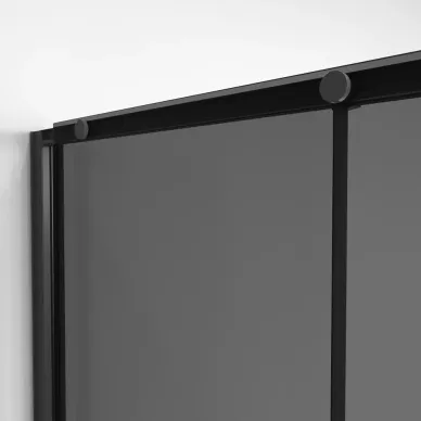Душевая дверь Niagara Nova NG-85-14TB 140х195 профиль чёрный/ стекло тонированное 6