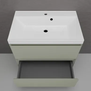 Тумба для ванной Style Line Манхэттен ЛС-00002364 70см, подвесная, олива 5