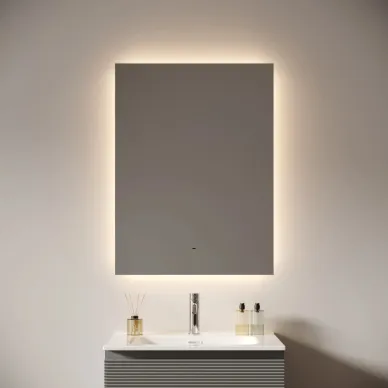 Зеркало Sancos Square 2.0 SQ2.600 60х80 см, с LED подсветкой 5