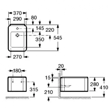 Биде подвесное Roca Element (357576000) 1