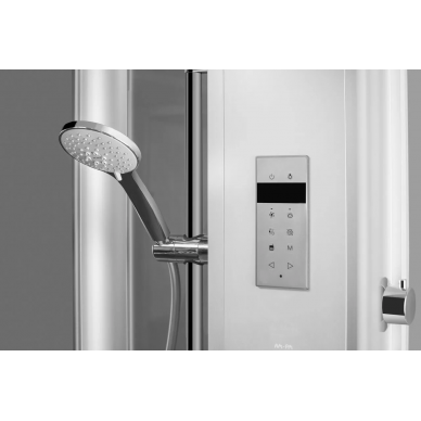 Душевая кабина Am.Pm Awe (W15C-804-090MTE) (90х90) с паром (пристенная) 5