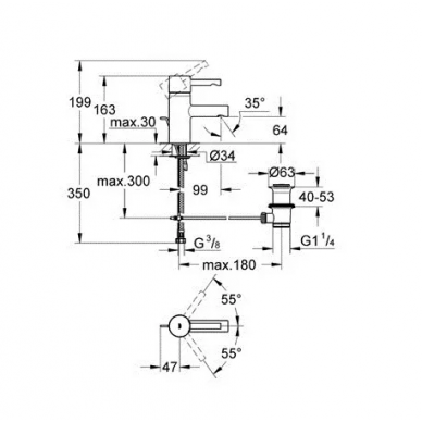 Смеситель для раковины Grohe Essence (33532000) 1