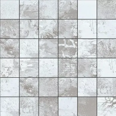 Expressions Grey High Honed Mosaico 5x5 29.75х29.75 0