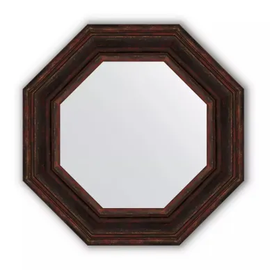 Зеркало Evoform Octagon (BY 3828) в багетной раме, тёмный прованс (79,2х79,2 см) 0
