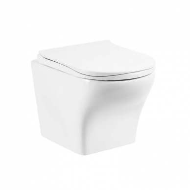 Чаша подвесного унитаза BelBagno Kraft (BB064CHR) безободковый 5