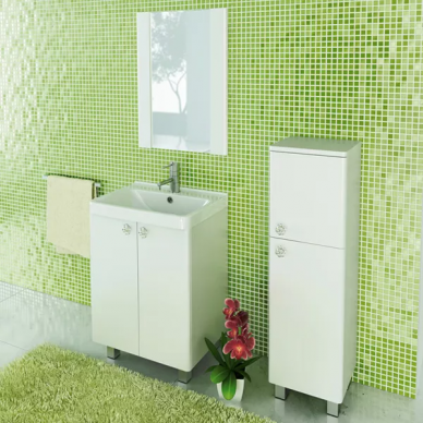 Тумба для ванной Comforty Флоренция-70 П (70x50x46 см), белый глянец 0