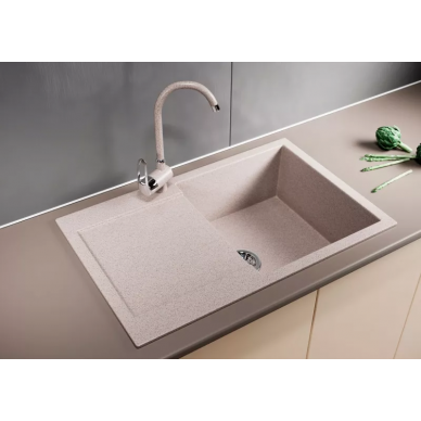 Мойка кухонная Mixline ML-GM31	(537713)	песочный 1