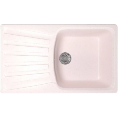 Мойка кухонная Mixline ML-GM20	(525161)	светло-розовая 0