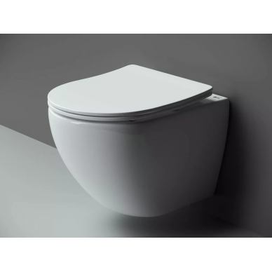 Унитаз подвесной Ceramicanova Metropol Rimless (CN4002) микролифт 7