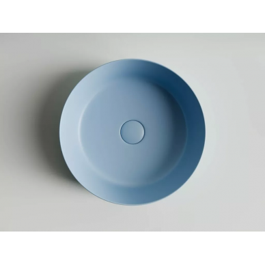 Раковина накладная Ceramicanova Element (CN6022ML) 39 см, голубой матовый 6