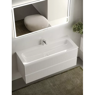 Тумба для ванной Sancos Snob R (SNR120W) (119.5 см) Bianco 11