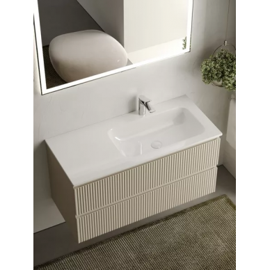 Тумба для ванной Sancos Snob R (SNR100RCE) (99.5 см) (под раковину с правой чашей) Beige Soft 7