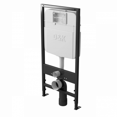 Инсталляция D&K Matrix (DS1391602) унитаз и  клавиша смыва 8