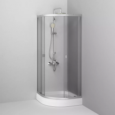 Душевой уголок Am.Pm X-Joy Twin Slide (W88G-205-090MT64) (90х90 см), профиль хром матовый/стекло прозрачное 2