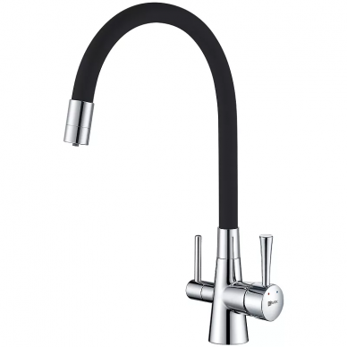 Кран для кухни Lemark Comfort (LM3075C) для кухни  + Фильтр BASIC для очистки воды (LM3075C085) 5