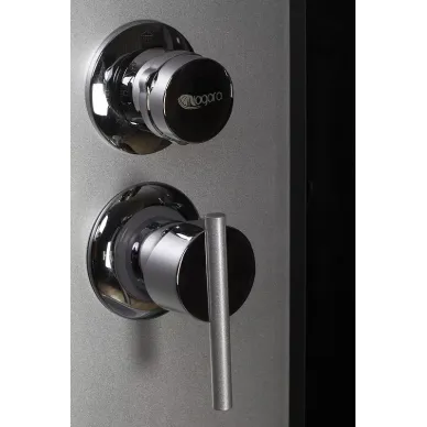 Душевая кабина Niagara Classic NG-2509-14BKTG (1000х1000х2100) с гидромассажем 11