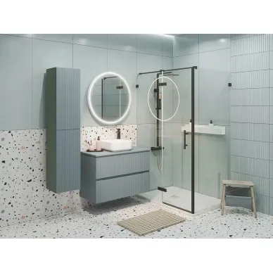 Тумба для ванной Aquanet Джейн 313320 100 см, мисти грин 7