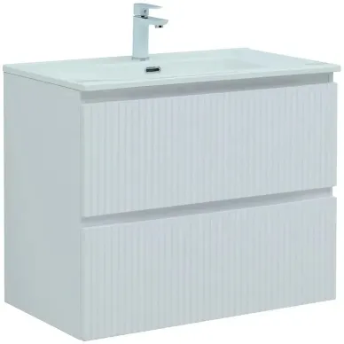 Тумба для ванной Aquanet Джейн 313286 80 см, белая матовая 7