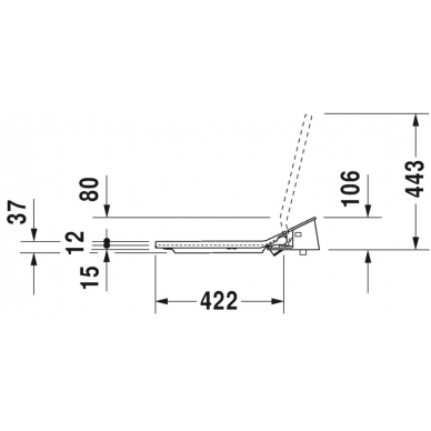 Крышка-сиденье Duravit SensoWash Slim (611500002000300) с функцией биде 3