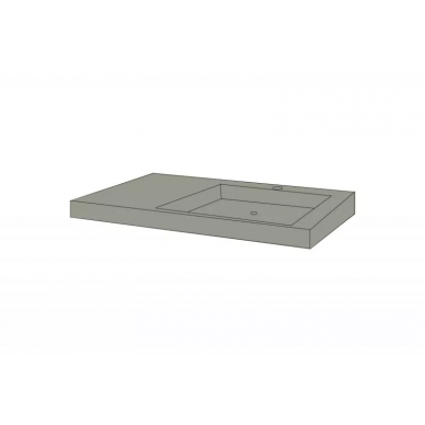 Раковина Cezares Integra 100 R (negro) 4