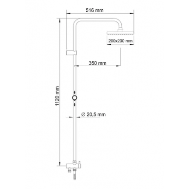 Душевая система Wasserkraft (A040) 5