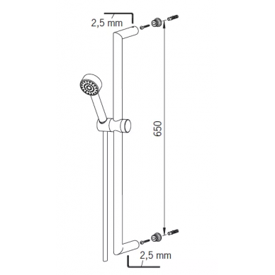 Душевой гарнитур Oras IL Bagno Alessi (8590) 1