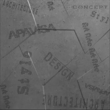 Anarchy Anthracite Natural Prism Letters 59.55x59.55 0