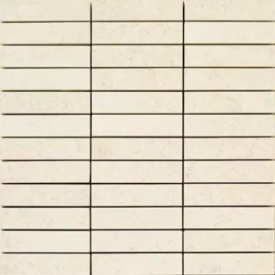 Limestone Antique Marfil Lappato Mosaico 2.5x10 29.75x29.75 0