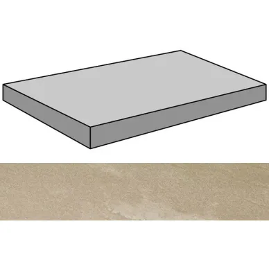 Materia Beige Lappato Gradone Rec Ang 29.75x59.55 0
