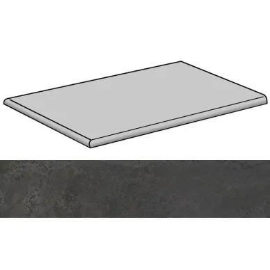 Xtreme Black Lappato Ang 29.75x59.55 0