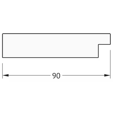 Зеркало Evoform Octagon (BY 3802) в багетной раме, чеканка серебряная (56,6х56,6 см) 1