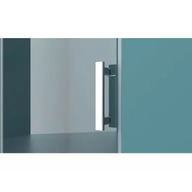 Душевая дверь BelBagno Kraft 90 (KRAFT-B-12-60/30-C-Cr-R) правая, профиль хром/стекло прозрачное 9