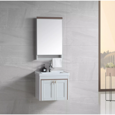 Тумба с раковиной River Sofia 505 BG (50.5 см) + зеркало (42х11.2х70 см) 0