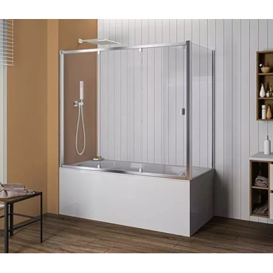 Боковая стенка Good Door Screen SP-70-C-CH (70 см) профиль хром/стекло прозрачное 3