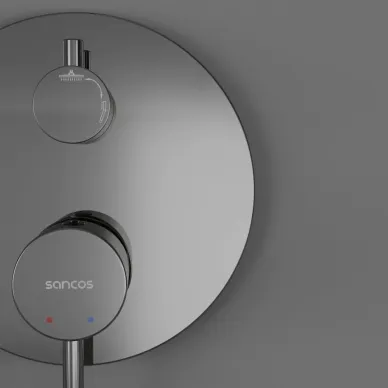 Душевая система Sancos Select (SC3003CH) встраиваемая, хром 5