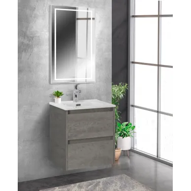 Зеркало BelBagno Kraft (SPC-KRAFT-500-900-LED-TCH-WARM) с подсветкой, 50x90 см, сатин 7