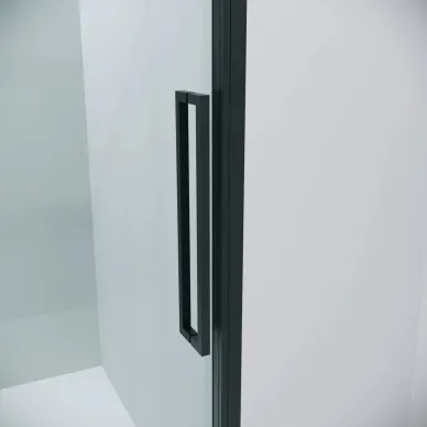 Душевой уголок Grossman Cosmo 100х90х195 см, стекло прозрачное/профиль чёрный 5