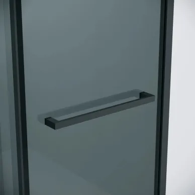 Душевой уголок Grossman Style 120х90х195 см, стекло тонированное/профиль чёрный матовый 5