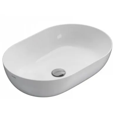 Globo T-Edge  Раковина-чаша 54х36 см, без отв., на столешницу, цвет: белый B6O54.BI 0