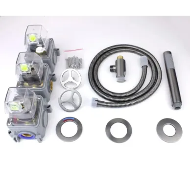 Душевая система Bronze de Luxe Liberty 5011GG-S графит, скрытого монтажа 11