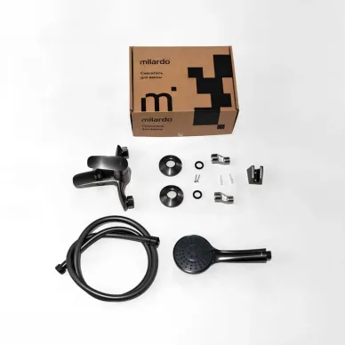 Смеситель для ванны Milardo Rora RORGM00M02 графит 5