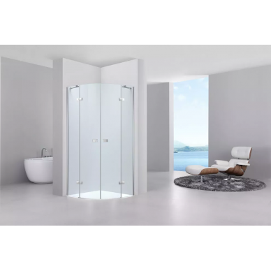 Душевой уголок Black & White Stellar Wind S701 (90х90) 5