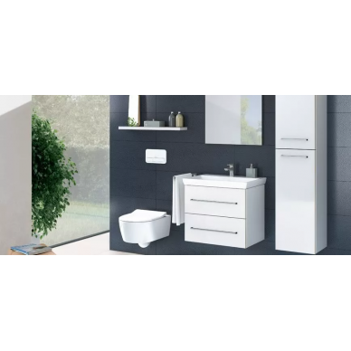 Инсталляция Villeroy & Boch (92246100) кнопка белая в комплекте с унитазом Avento (5656HR01) с крышкой микролифт 5
