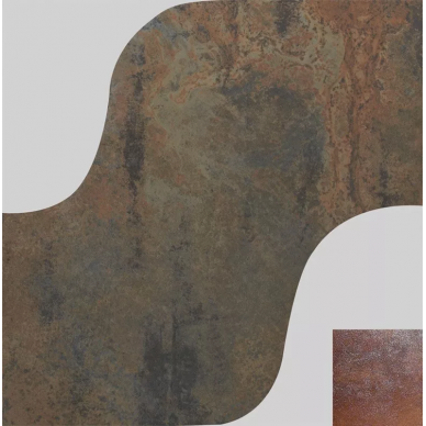Metal Copper Natural Wave 42.32x59.55 0