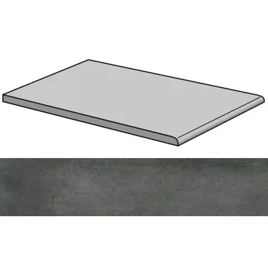 Newstone Line Antracita Lap Peldano-30 29.75x59.55 0