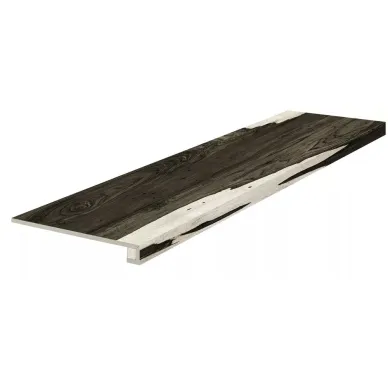 58959 Gradino Costa Retta Black&White 33x100 0