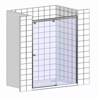Душевая дверь Bravat Slimline	(BD120.4105A)  120x195 см 6