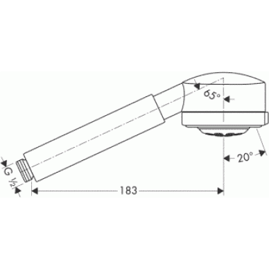 Ручной душ Hansgrohe Axor Citterio 38850 1